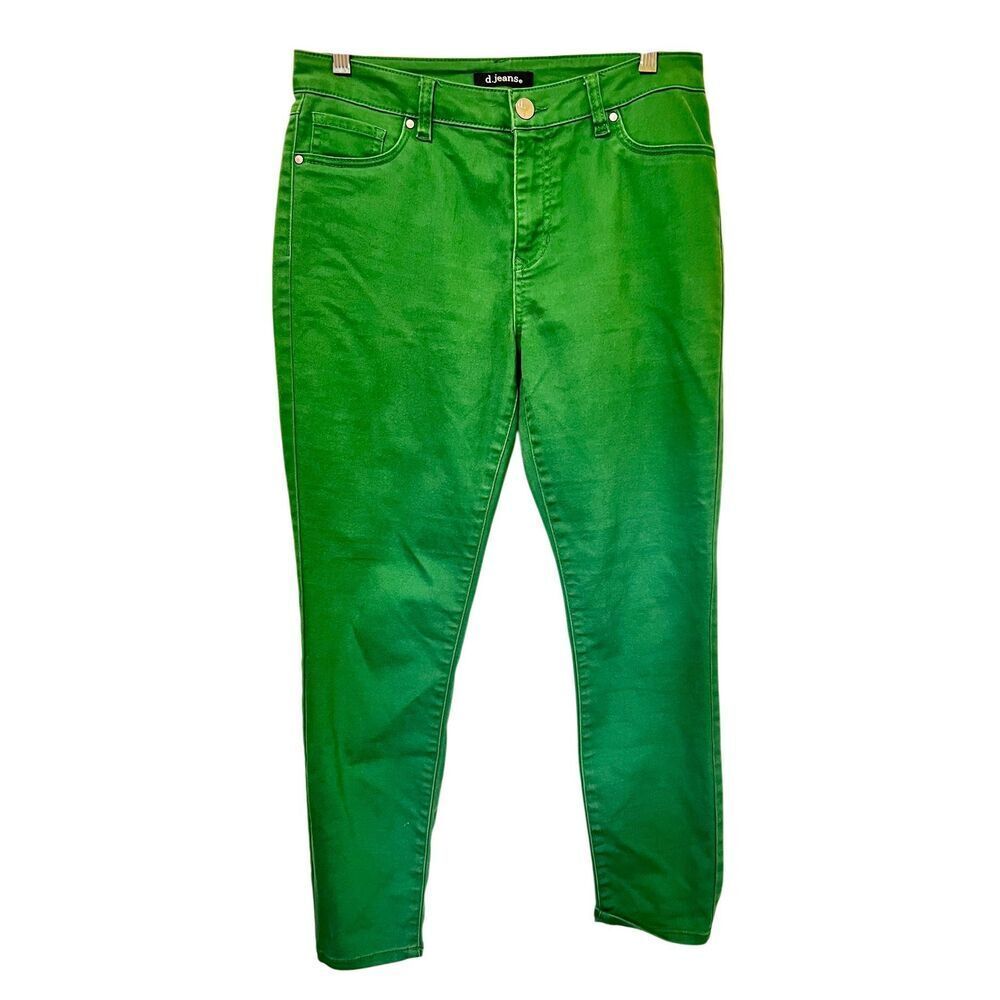 D. Jeans Green Stretch Denim Jeans Size 8